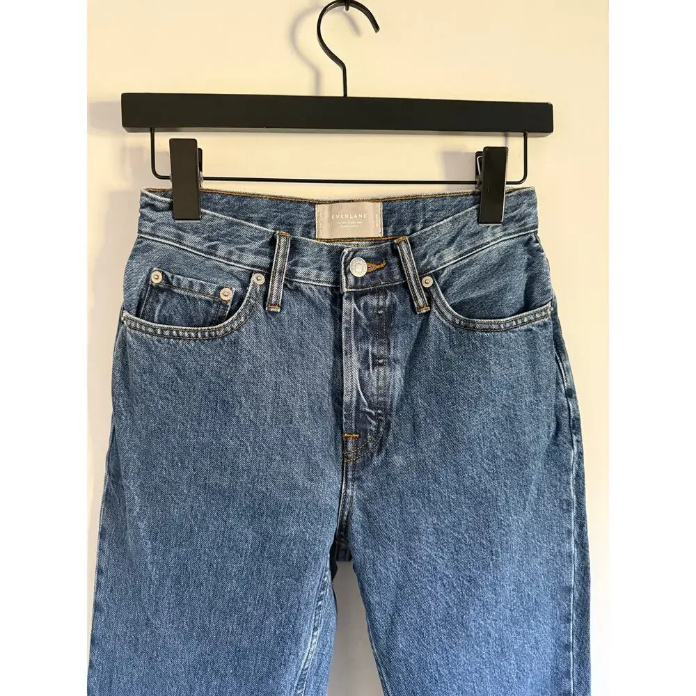 $128 Everlane 90s Cheeky Jean - Dark Wash - 25 Ankle (27” inseam)